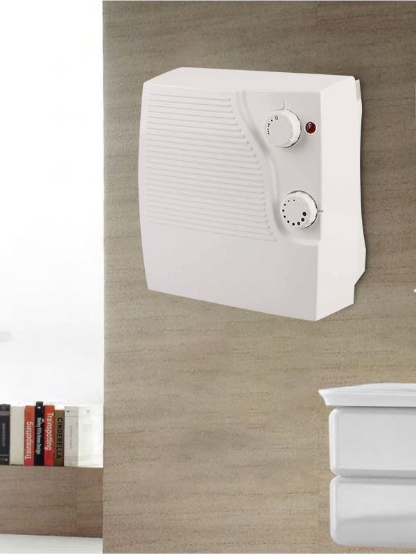 HBH-2004C Teirmeastat Inchoigeartaithe Téitheoir Fan Seomra Folctha Feistithe le Balla Coigilte Fuinnimh